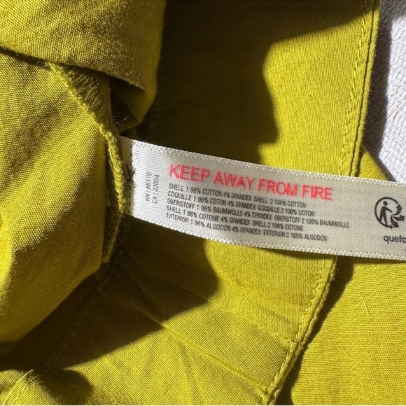 Free People Free-est Lime Green Pepita Midi Pockets Dress Size Medium New - Picture 7 of 7